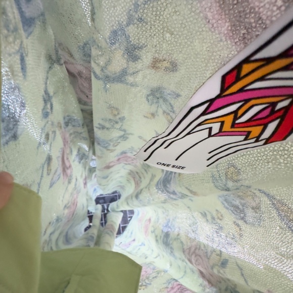 LA VIE STYLE HOUSE Floral Sequin Caftan Dress, Green/Multi, LIKE NEW, ONE SIZE - Picture 10 of 10